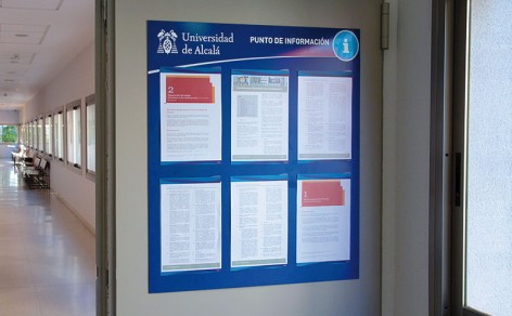 PosterFix® - Ponto Informação Personalizado Universidade de Alcalá PosterFix® - Ponto Informação Personalizado Universidade de Alcalá