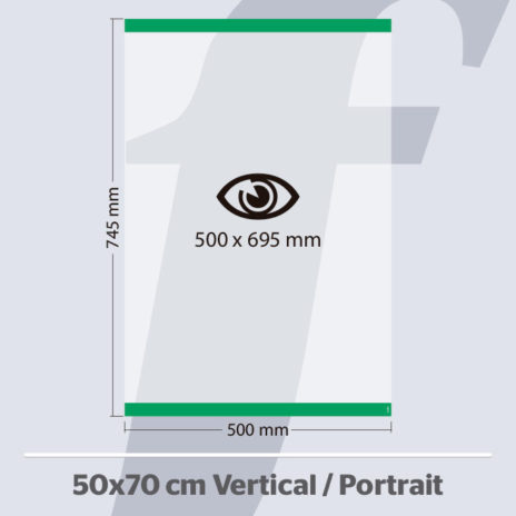 PosterFix® 50x70 cm. Vertical Verde
