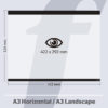 PosterFix® A3 Horizontal Preto