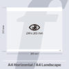PosterFix® A4 Horizontal Branco